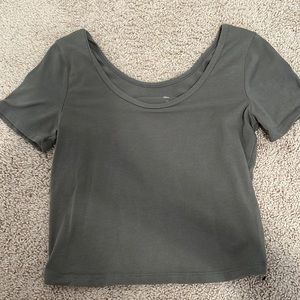 army green small tee